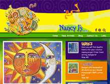 Tablet Screenshot of nancyjsfabrics.com